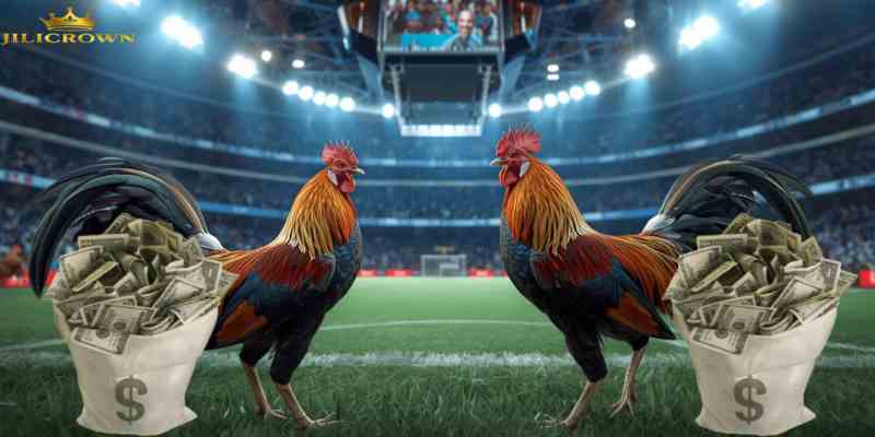 Below is a typical example of how online cockfighting matches are streamed through digital platforms.